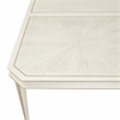Bowery Hill Contemporary Rectangular Dining Table in Champagne