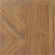 Bowery Hill Contemporary Off White and Honey Brown Wood Counter Table