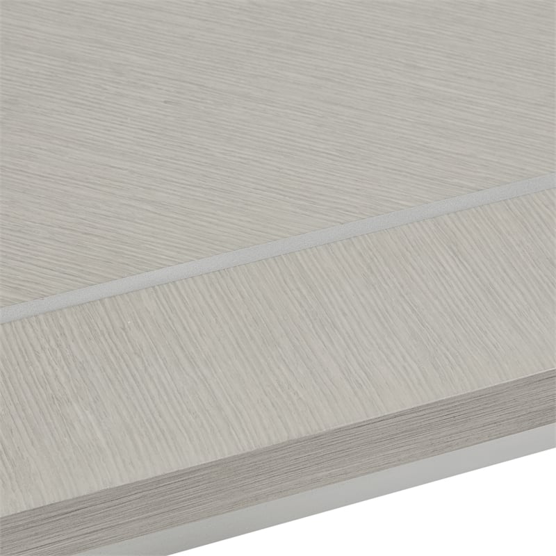 Bowery Hill 7-Piece Engineered Wood Dining Set in Moonlight Gray
