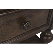 Bowery Hill Contemporary Hardwood Solid End Table in Rich Brown Walnut