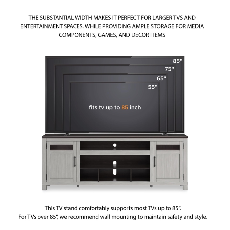 Bowery Hill Contemporary Gray & Brown 88