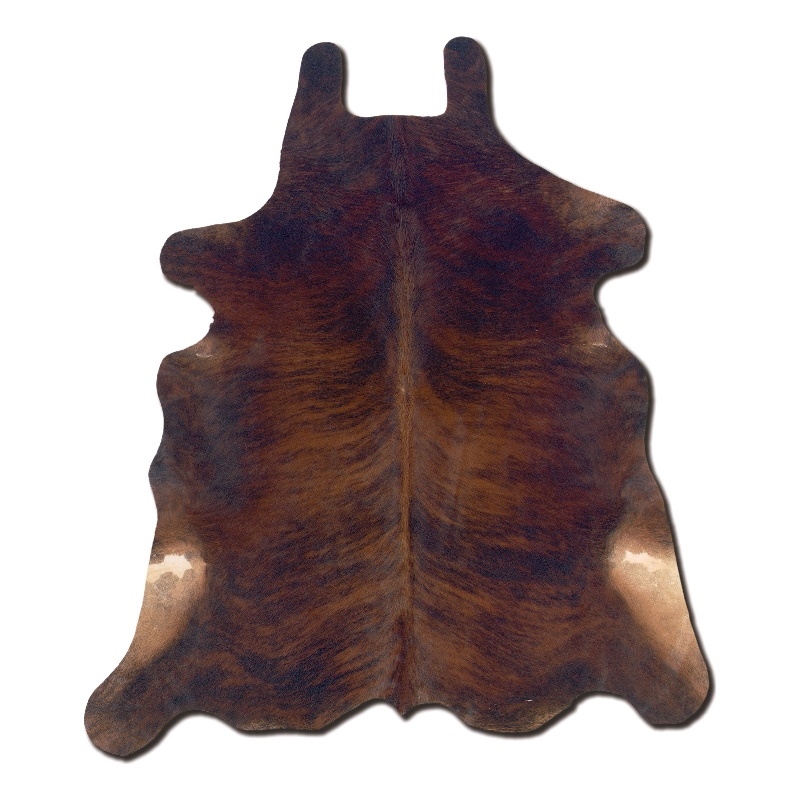 Bowery Hill Transitional Natural Dark Brindle Full Skin in Dark Brown