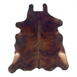 Bowery Hill Transitional Natural Dark Brindle Full Skin in Dark Brown