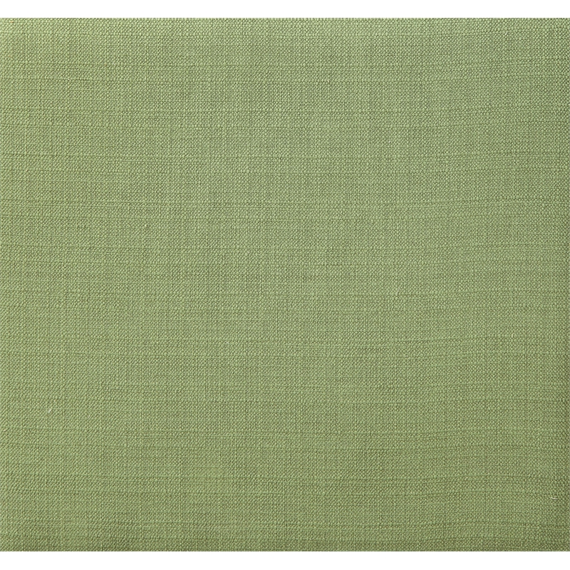 Bowery Hill Contemporary Fabric Square Speaker Ottoman in Green