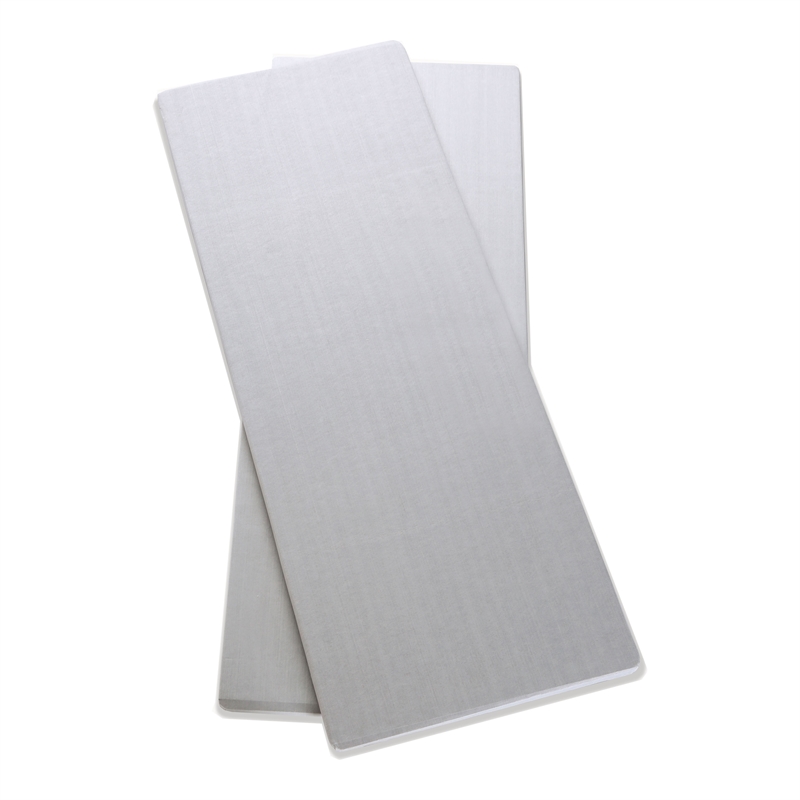 Bowery Hill Transitional Fabric 2-Inch Full Bunkie Board in White
