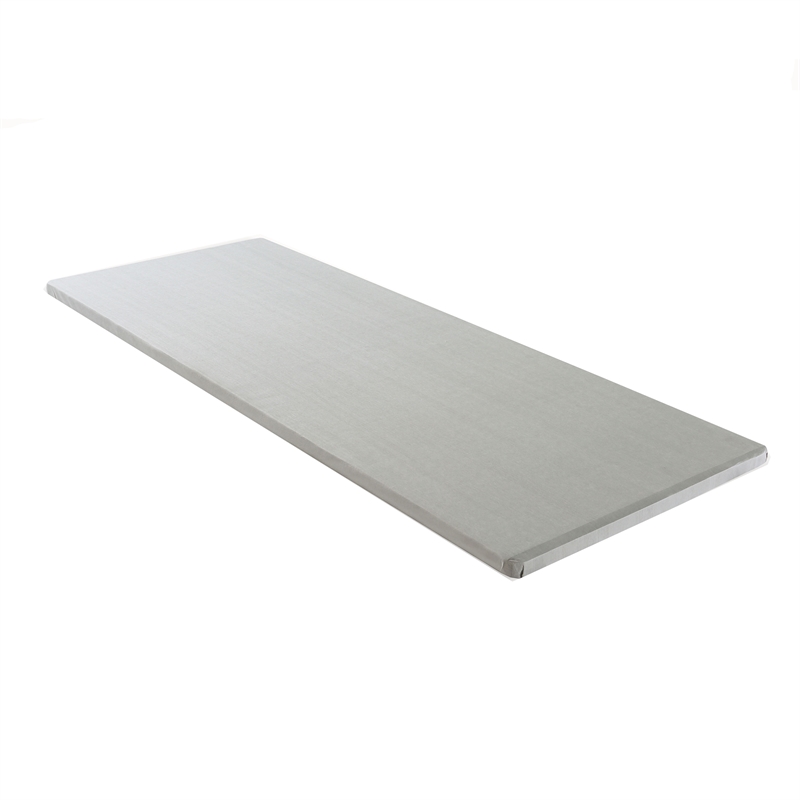Bowery Hill Transitional Fabric 2-Inch Full Bunkie Board in White
