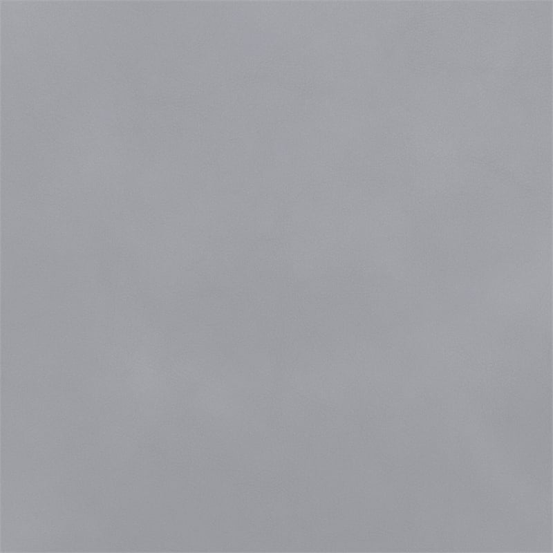 Bowery Hill Contemporary Leather Reception Sofa in Gray Finish