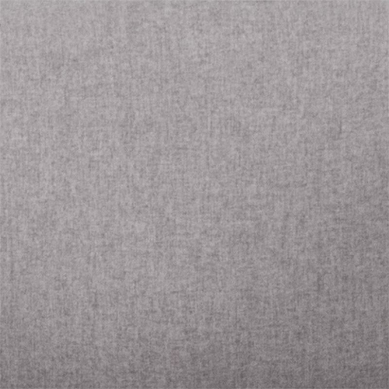 Bowery Hill Contemporary Fabric Adjustable Bar Stool in Gray