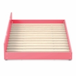 Bowery Hill Transitional Solid Wood Twin Trundle in Pink Finish