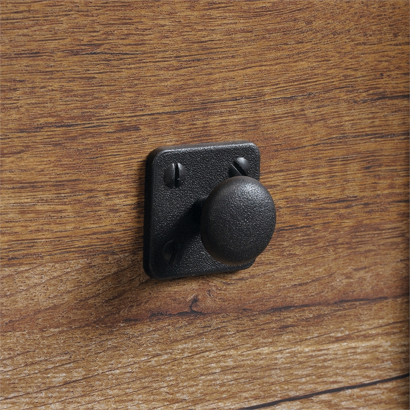 Bowery Hill Engineered Wood 2-Drawer Lateral File Cabinet in Vintage Oak