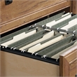 Bowery Hill Engineered Wood 2-Drawer Lateral File Cabinet in Vintage Oak