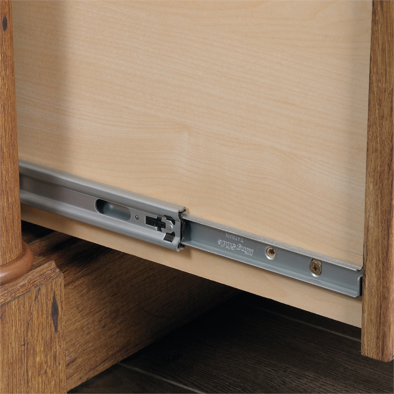 Bowery Hill Engineered Wood 2-Drawer Lateral File Cabinet in Vintage Oak