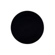 Bowery Hill Contemporary Round Wood End Table with Shelf in Black