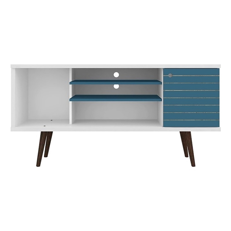 Bowery Hill Solid Wood TV Stand for TVs up to 50