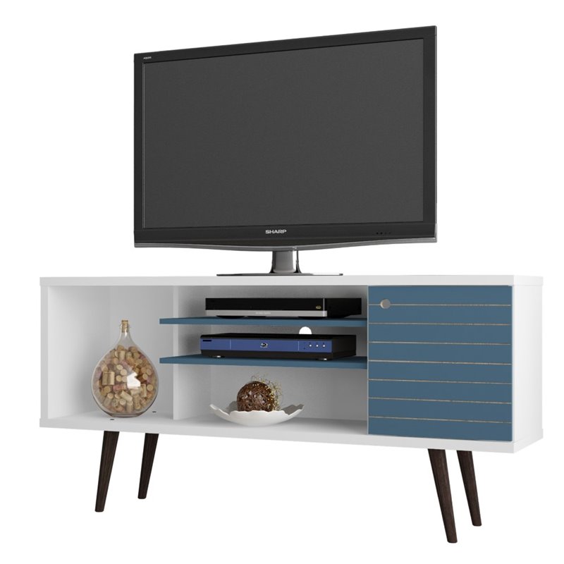 Bowery Hill Solid Wood TV Stand for TVs up to 50