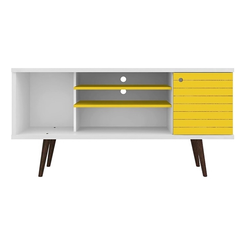 Bowery Hill Mid-Century Wood TV Stand for TVs up to 50