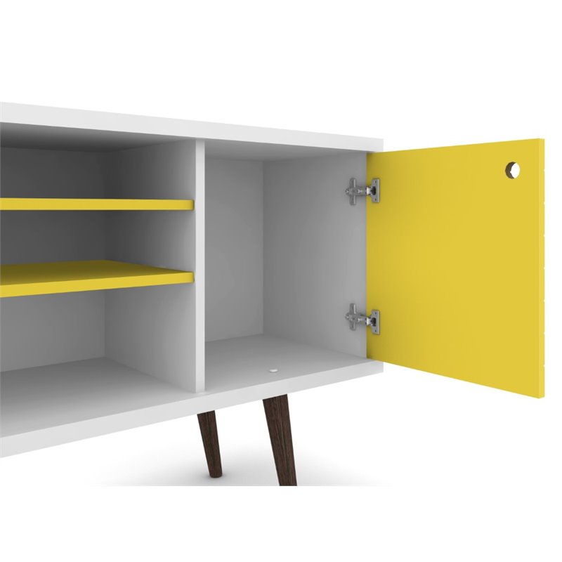 Bowery Hill Mid-Century Wood TV Stand for TVs up to 50