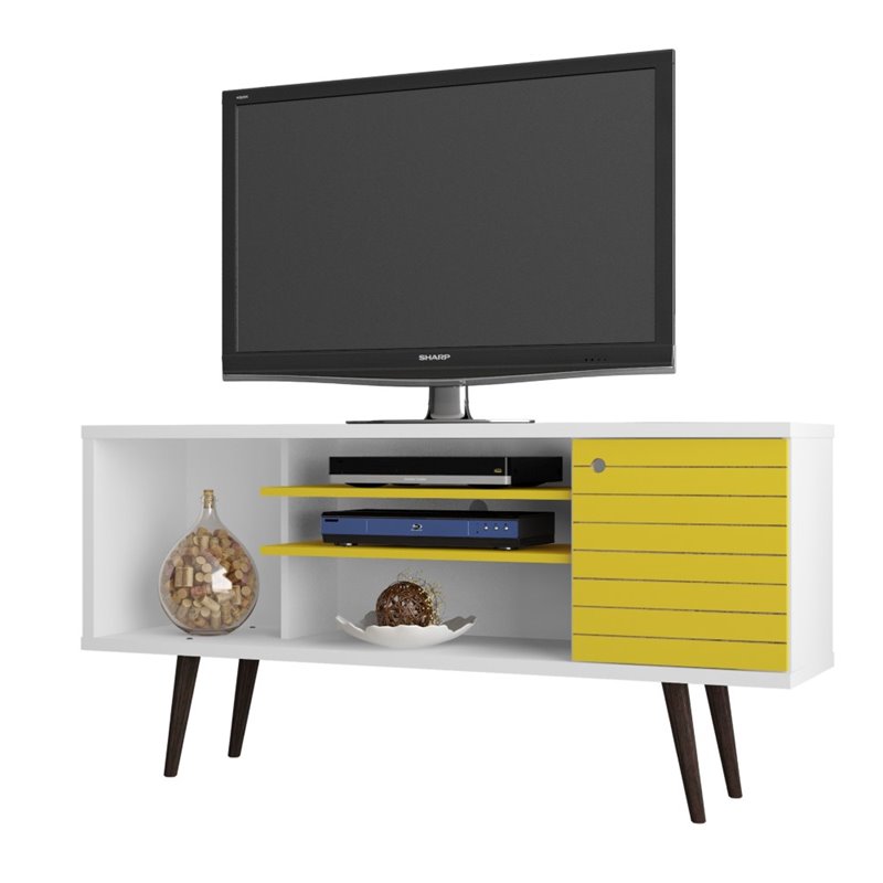Bowery Hill Mid-Century Wood TV Stand for TVs up to 50