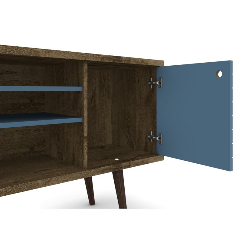 Bowery Hill Mid-Century Wood TV Stand for TVs up to 50