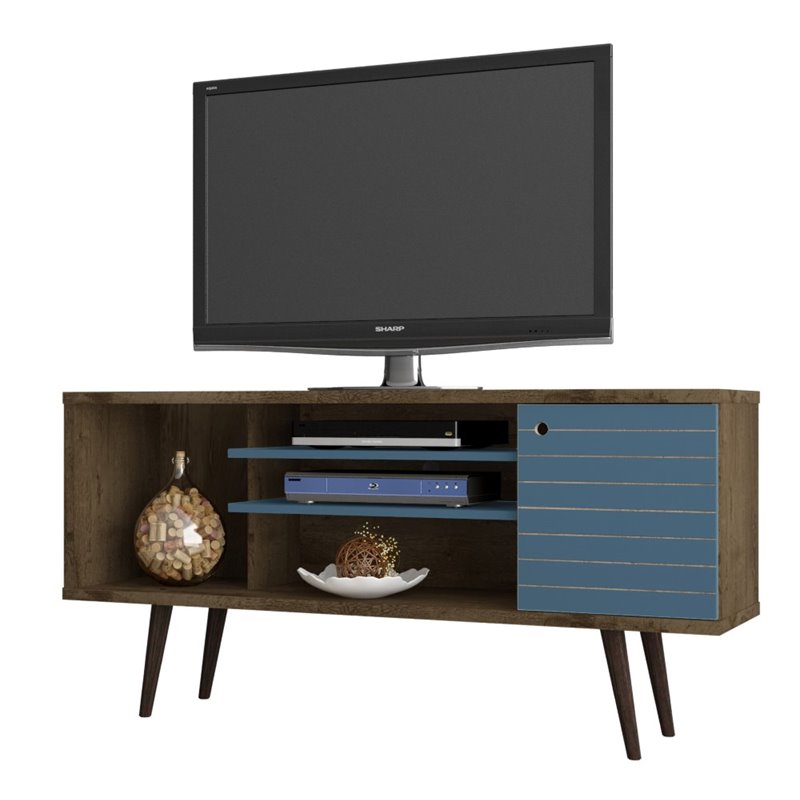 Bowery Hill Mid-Century Wood TV Stand for TVs up to 50