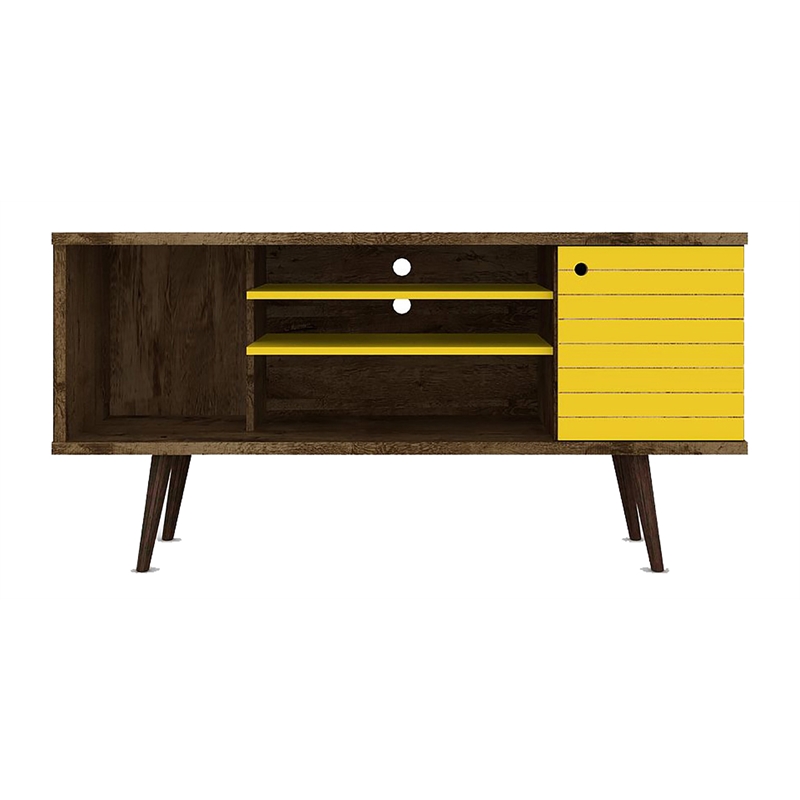 Bowery Hill Mid-Century Wood TV Stand for TVs up to 50