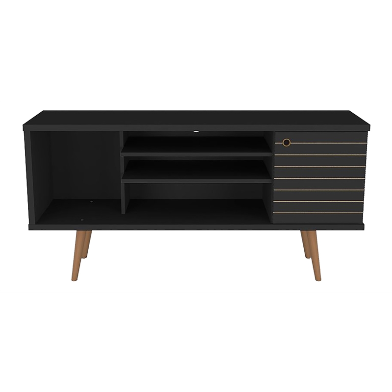 Bowery Hill Mid-Century Wood TV Stand for TVs up to 50