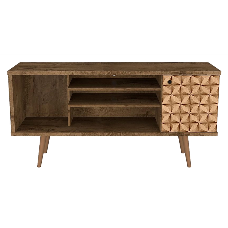 Bowery Hill Transitional Wood TV Stand for TVs up to 50