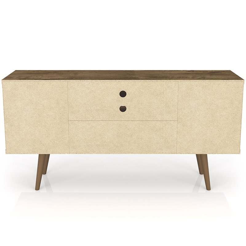 Bowery Hill Transitional Wood TV Stand for TVs up to 50