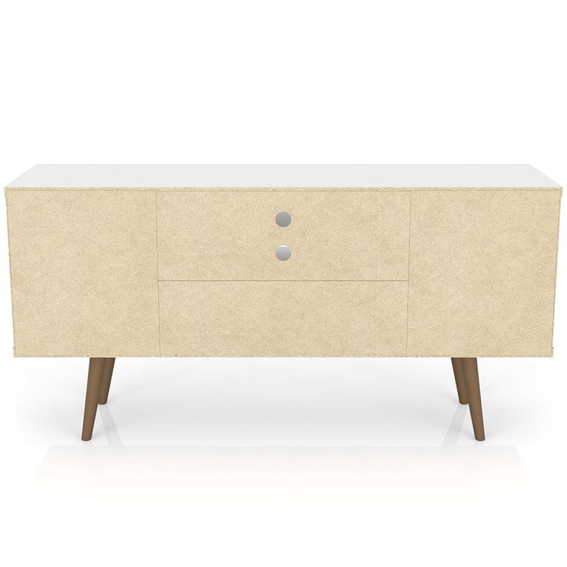 Bowery Hill Mid-Century Solid Wood TV Stand for TVs up to 50