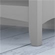 Bowery Hill Mission Wood 6 Cube Organizer in Cape Cod Gray Finish