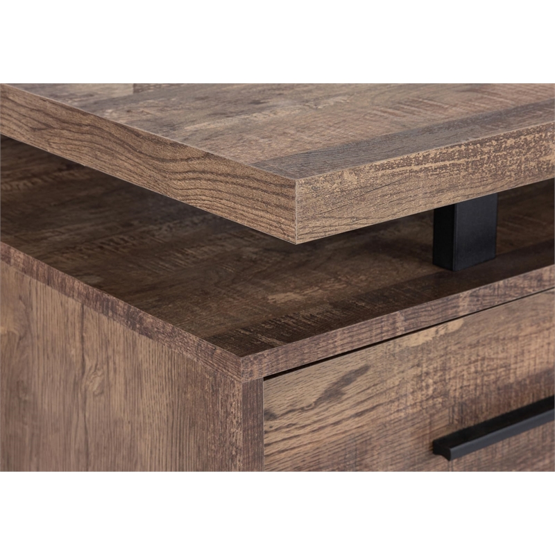 Bowery Hill Computer Desk Home Office Laptop Storage Drawers 60