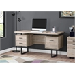 Bowery Hill Computer Desk Home Office Laptop Storage Drawers 60