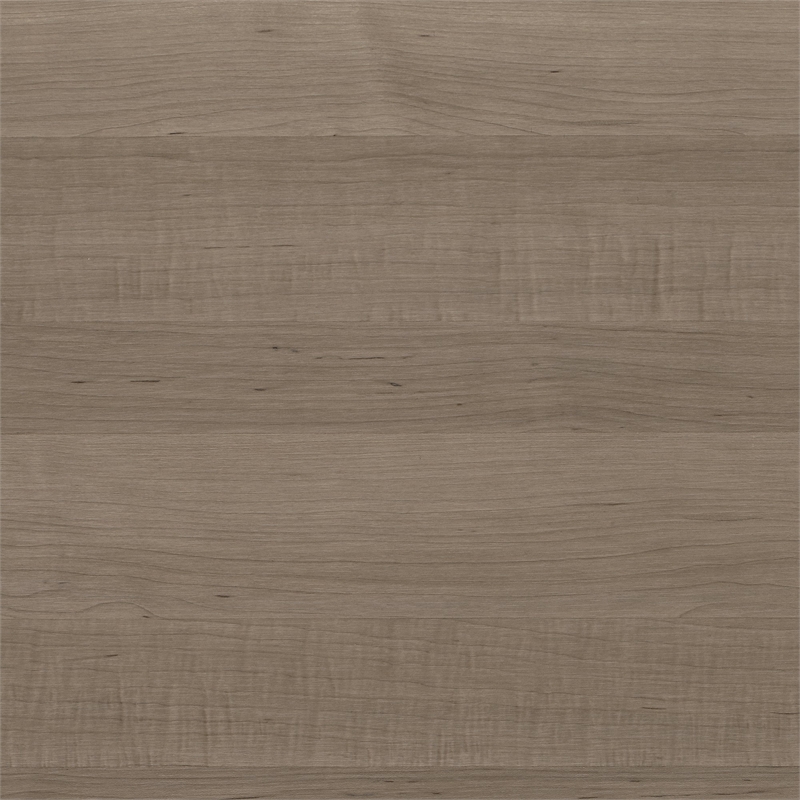 Bowery Hill Contemporary 72W L Shaped Desk in Ash Gray - Engineered Wood