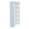 Bowery Hill Shaker Solid Parawood Bookcase - 60