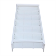 Bowery Hill Shaker Solid Parawood  Bookcase - 72