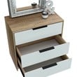 Bowery Hill 3 Drawer Dresser Engineered Wood Dressers in Multi-color