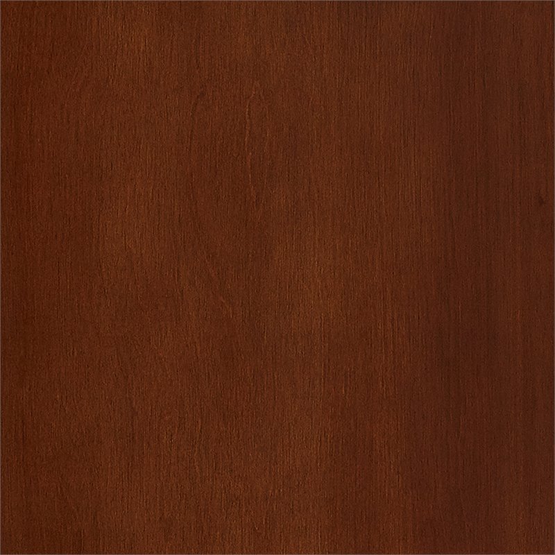 Bowery Hill Transitional Wood Granite Top Kitchen Island in Mahogany