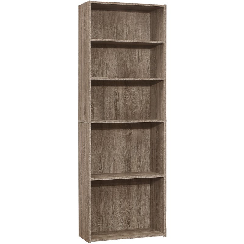 Bowery Hill Bookshelf Bookcase 6 Tier 72