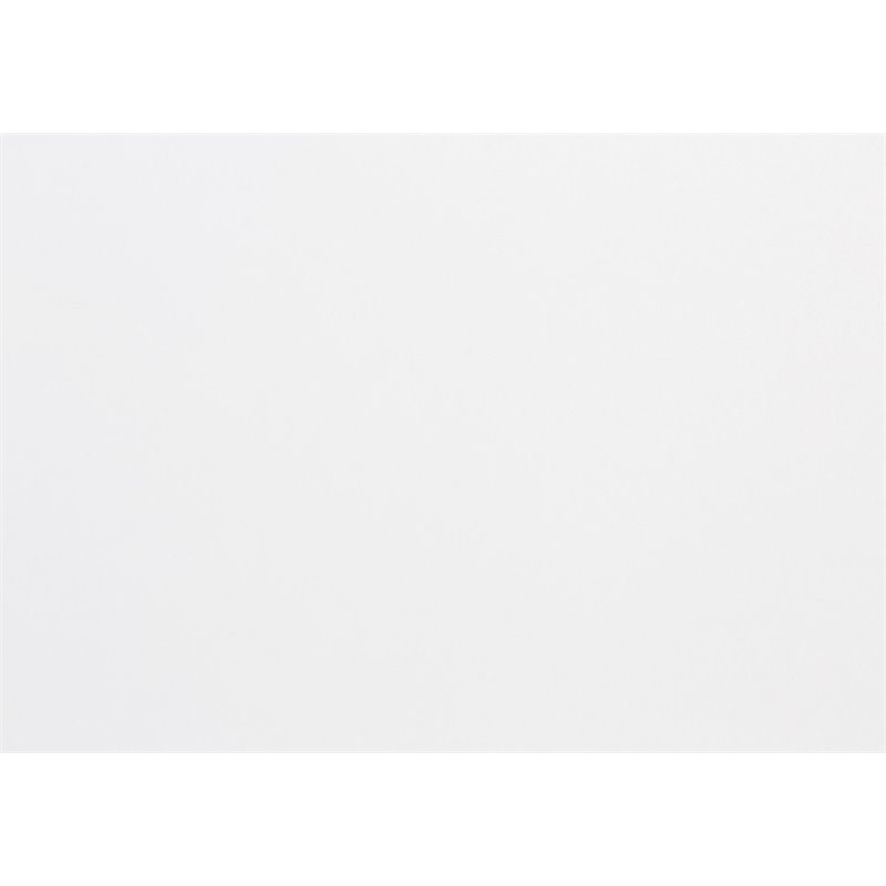 Bowery Hill Accent Table C-shaped End Side Snack Living Room Bedroom Metal White