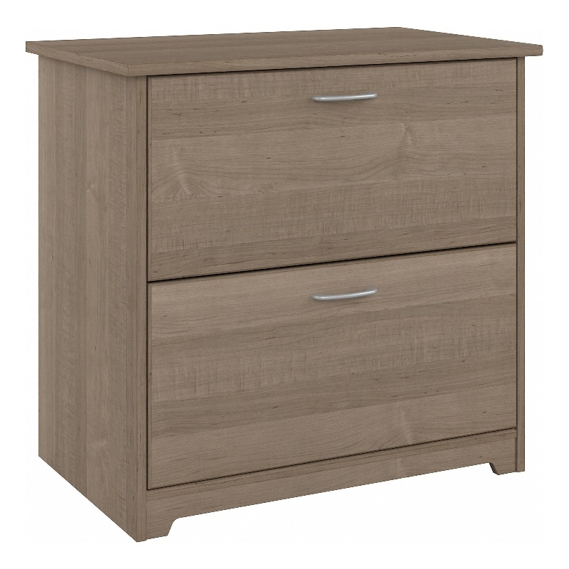 Bowery Hill 2 Drawer Lateral File Cabinet in Ash Gray - Engineered Wood