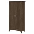 Bowery Hill Kitchen Pantry Cabinet with Doors in Ash Brown - Engineered Wood