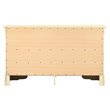 Bowery Hill Traditional 6 Dovetailed Drawers Dresser in Beige