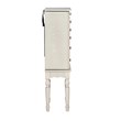 Bowery Hill Transitional Wood Jewelry Armoire in Off White Finish