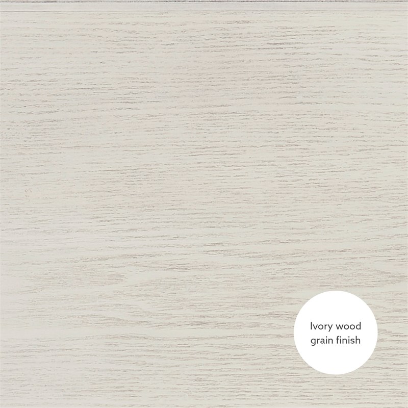 Bowery Hill Transitional Wood Jewelry Armoire in Off White Finish