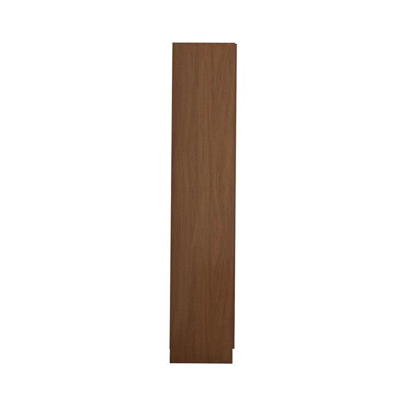 Bowery Hill Engineered Wood 4 Drawer Freestanding Armoire in Maple Brown