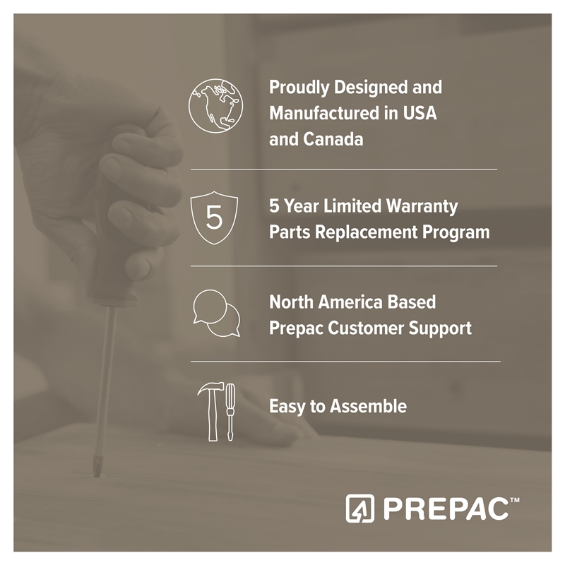 Bowery Hill Drifted Gray Engineered Wood 6-Drawer Tall Chest