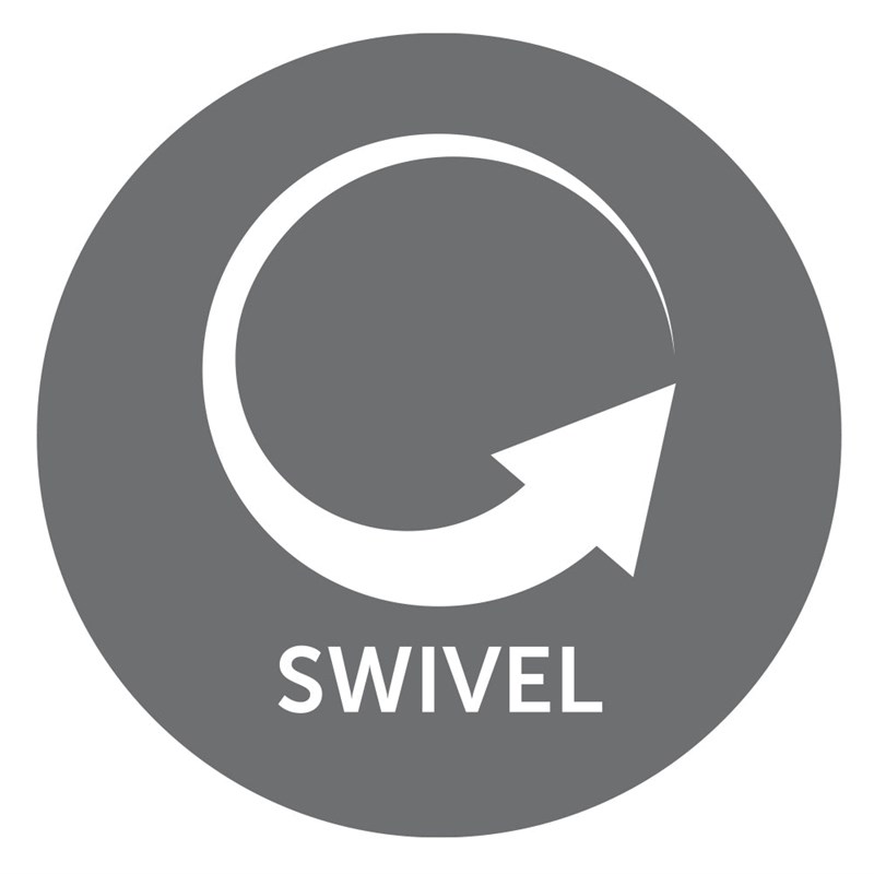 Bowery Hill Polyester/PU Manual Swivel Glider Recliner in Haze Brown