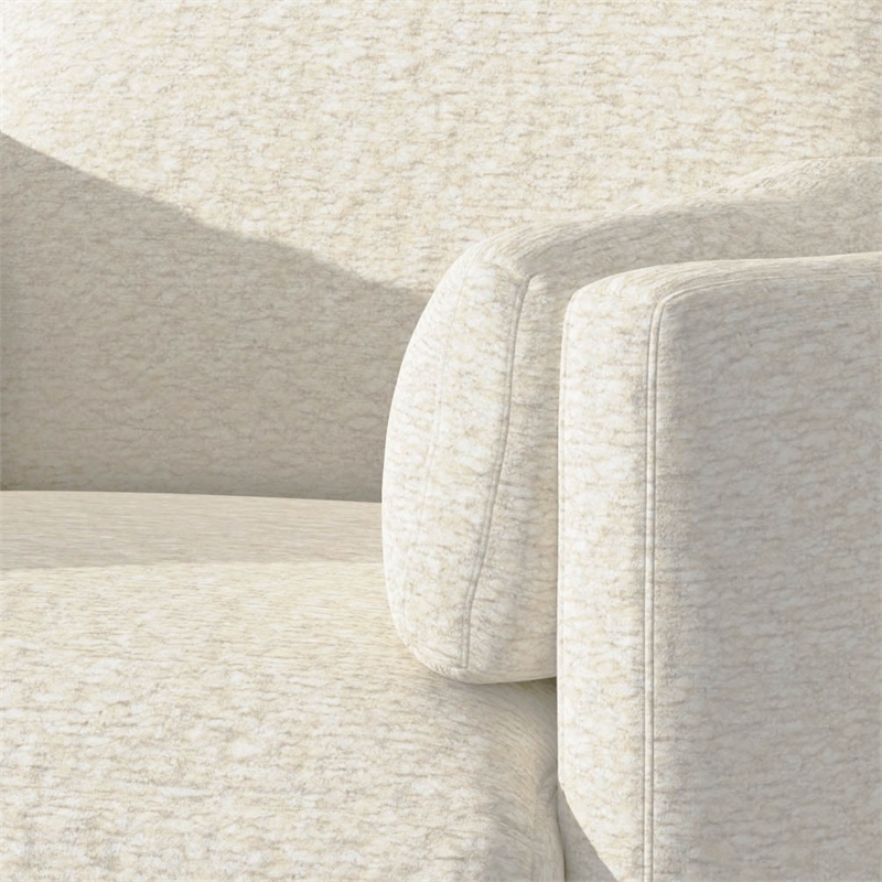 Bowery Hill Fabric Power Swivel Glider Recliner in Revel Oyster/White