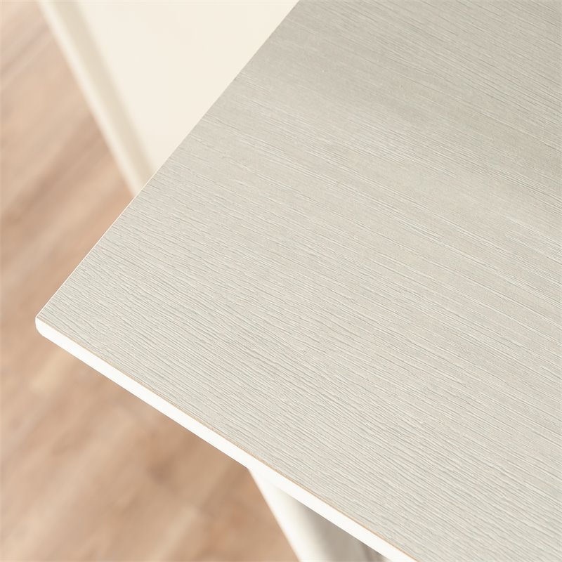 Bowery Hill Engineered Wood Bookcase in Glacier Oak/Rosso Slate Accent