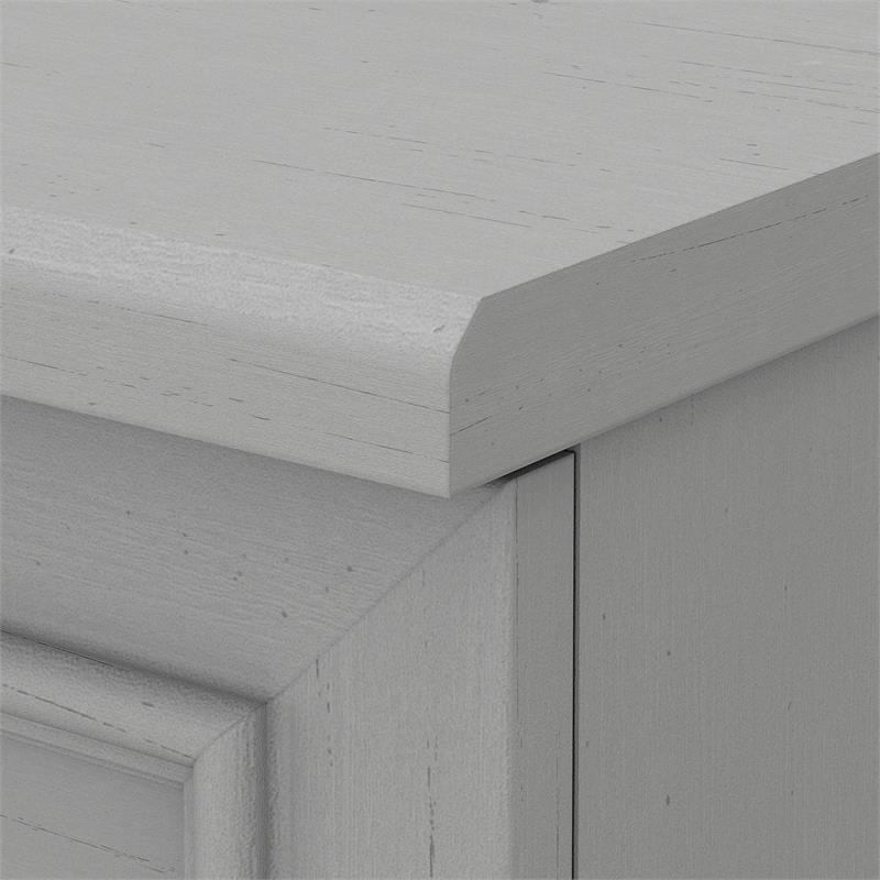 Bowery Hill 2 Drawer Lateral File Cabinet in Cape Cod Gray - Engineered Wood